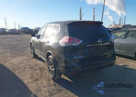 2016 Nissan Rogue S из США, поврежденный, VIN KNMAT2MV9GP638343